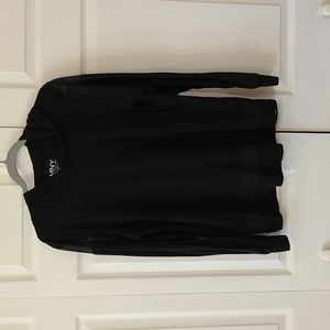 M N Y  Black lightweight hoodie